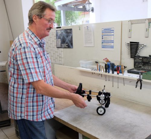 Meier bei der Arbeit